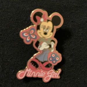 Disney Vintage Minnie Girl Collector Pin